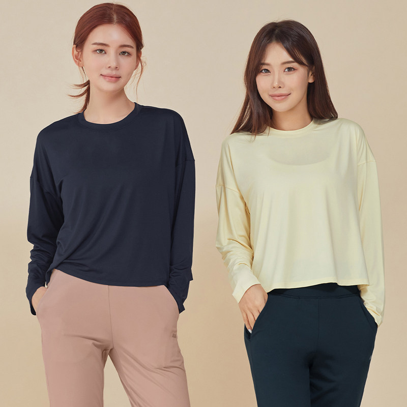 STL瑜伽健身服宽松短款露脐时尚