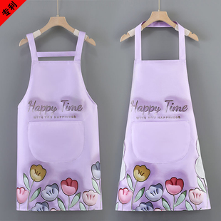 防水防油围裙厨房家用2025新款 护衣定制logo印字 厨房罩衣好看