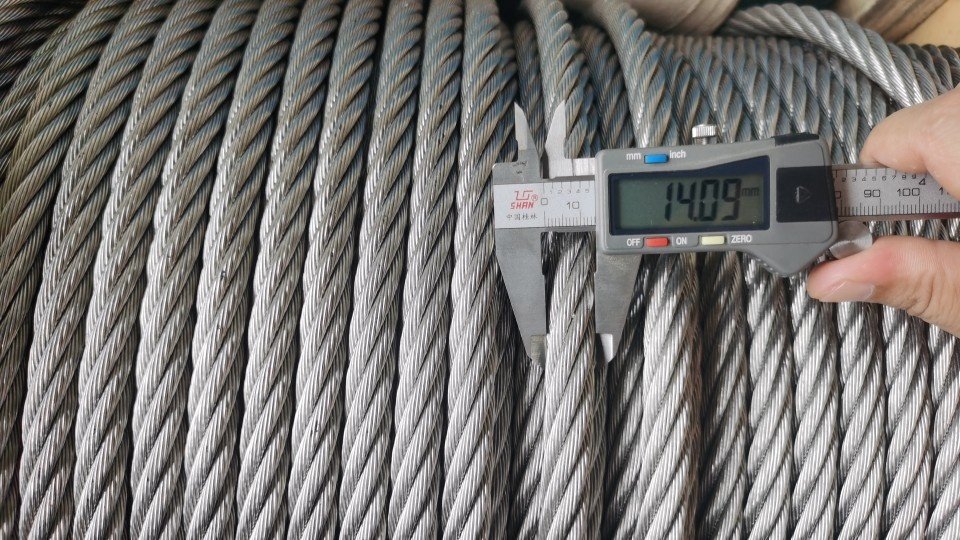 正宗304不锈钢钢丝绳14mm7x19厂家直销不锈钢钢丝绳牵引绳起重绳