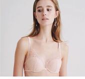 新款 日系透气文胸款 外贸日单薄款 睫毛款 蕾丝花边内衣套装 夏季