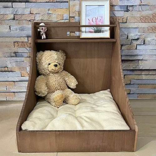 实木宠物窝四季通用猫床