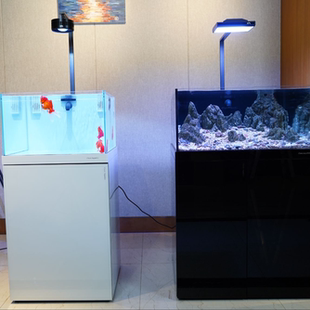 可丽爱鱼缸底滤过滤系统整体超白玻璃客厅一体生态水族箱DF溪流缸