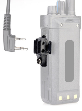 适用于Ailunce HD1 GP328Plus转 双针K头音频适配器 转接/换器