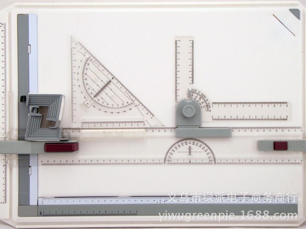 工程制图画图板a3绘图板画图板塑料建筑草图台制图版支架卡纸素描图片