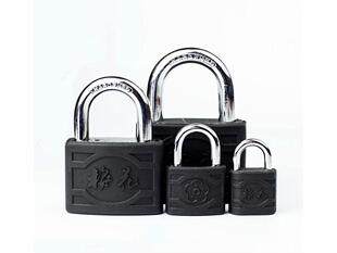 梅花锁 32mm38mm75mm63mm50mm多规格传统铜锁芯铸铁挂锁厂家