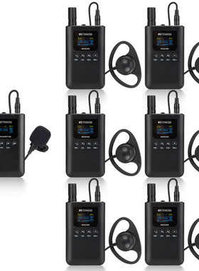 RETEKESS TT125无线讲解器导游2.4G政企参观旅行社团200m超长待机