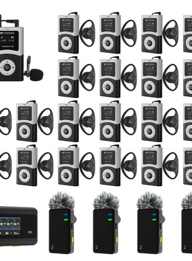 RETEKESS讲解器人工传译四对多政企接待会议培训研学博物馆参观