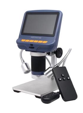 4.3寸高清屏USB数码显微镜内置光源高物距220倍放大检修AD106S