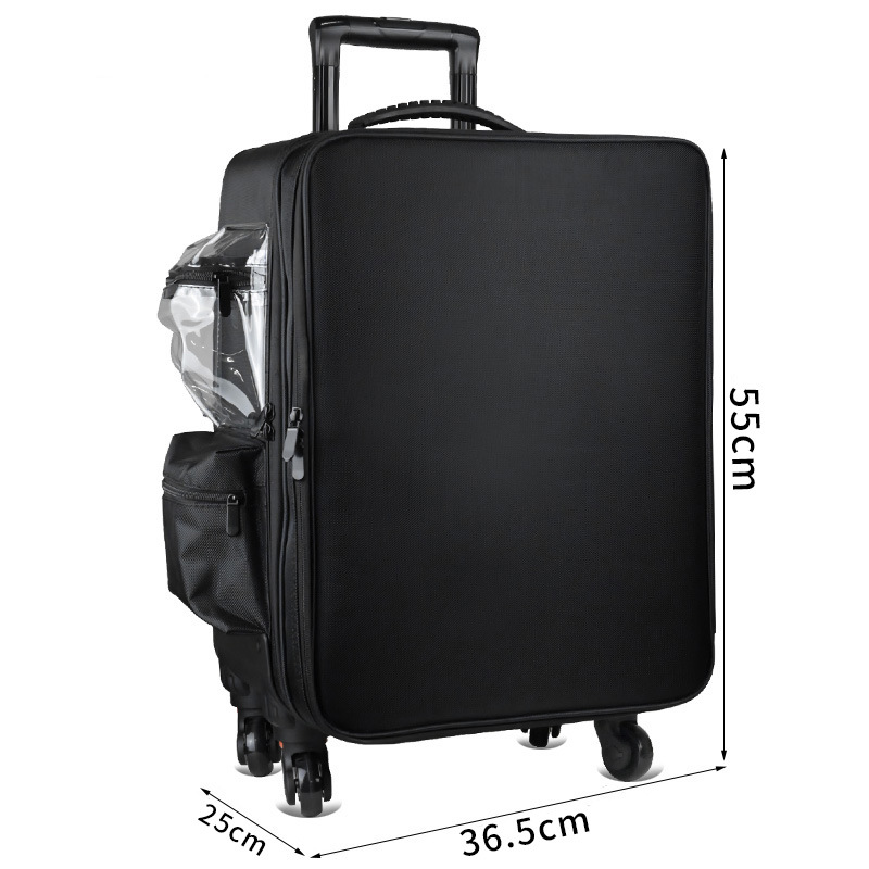 专业大容量拉杆化妆箱跟妆师