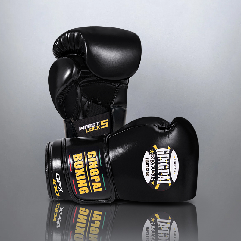 三重交叉锁腕拳击手套-实战对战