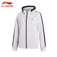 Li Ning Wei quần áo nữ 2019 mùa thu mới áo len trùm đầu áo len thể thao và giải trí ấm áp thoáng khí áo khoác nữ - Thể thao lông cừu / jumper các mẫu áo thun dài tay nữ đẹp