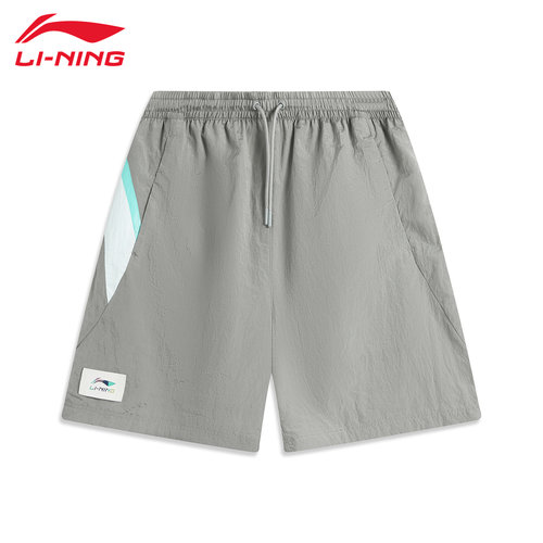 李宁以我为名亲肤运动短裤男女款