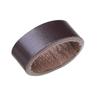 牛皮鳄鱼皮表带表圈 真皮表带配件表环 黑棕色18mm20mm22mm 皮圈