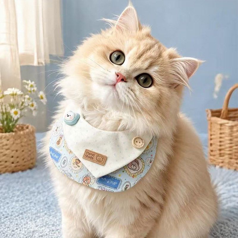 猫咪狗狗可爱口水巾宠物围脖领结围巾/口水巾