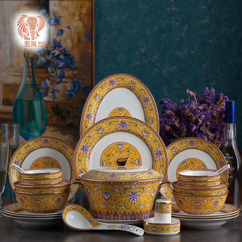 宫廷珐琅彩 豪华皮箱包装 顺丰包邮