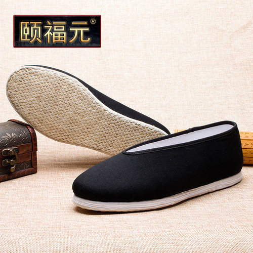圆口春季手工防臭老北京布鞋