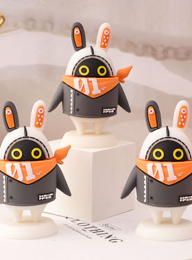 爆款ZZZ冰火绝区零周边软胶PVC公仔邦布GK同人二创手办桌面摆件