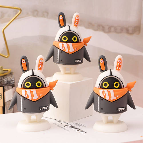 爆款ZZZ冰火绝区零周边软胶PVC公仔邦布GK同人二创手办桌面摆件