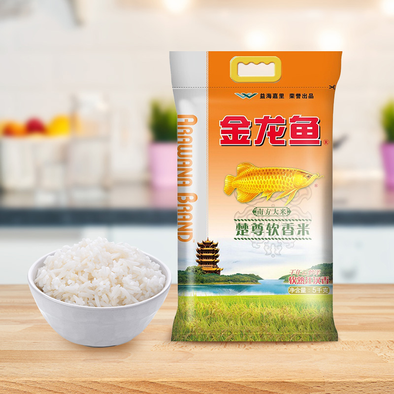 金龙鱼楚尊软香米5kg优丝苗米质