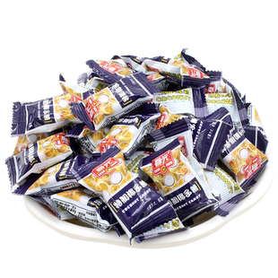 春光特质椰汁糖海南特产水果味硬糖500g批发春光椰子糖特浓糖包邮