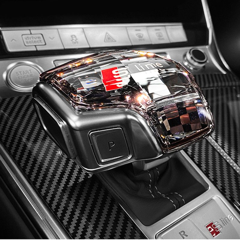 适用于奥迪水晶档把盖A4L/A5/A6L/A7/A8/Q5L/Q7/Q8改装水晶排挡头