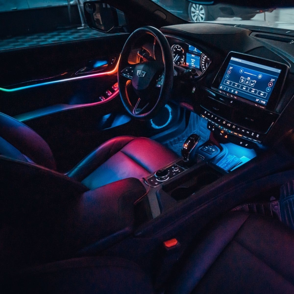 凯迪拉克专用氛围灯XT5XT4XT6XTSATSLCT4CT5CT6内饰灯升级改装