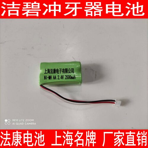 适用洁碧 waterflosser冲牙器WP-450EC 462W 462C 2.4V充电电池组