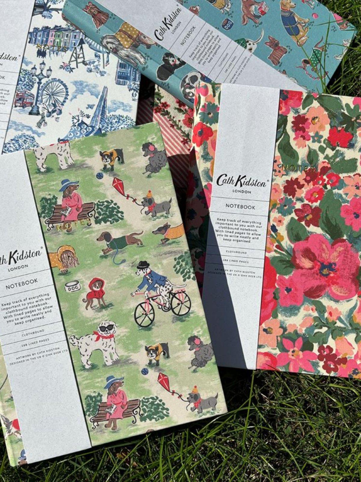 Cath Kidston/OHH DEER 出口英国厚本布面A5笔记本 日记本 横线本