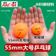 世纪曙光55mm大号乒乓球DIY手工ABS新材料宠物玩具新手训练慢速球