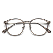 冷茶色近视眼镜框女款 变色超轻素颜防蓝光可配度数眼睛框镜架男