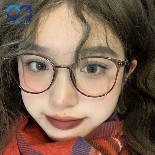 欧斯迈男女圆TR90显颜值近视眼镜