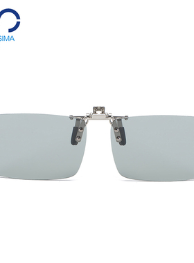 日夜偏光变色太阳镜夹片男女士开车司机近视墨镜片可上翻夜视眼镜