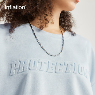 套装 麂皮绒压花套装 短裤 休闲英文短袖 2024年春夏潮牌新品