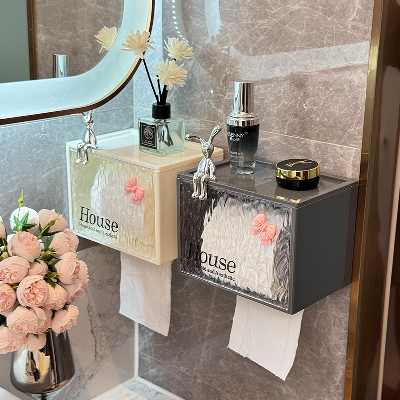 卫生间免打孔防水卷纸置物架