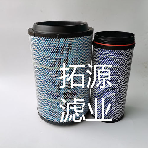 K2841水洗空气滤清器适用德龙欧曼解放新J6大威奥威豪沃2845滤芯