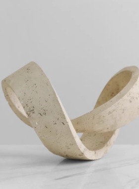 现代轻奢几何环形摆件