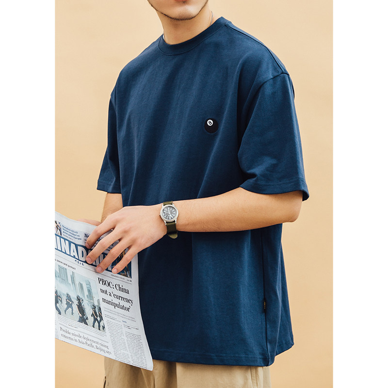 短袖cityboy青年学生刺绣T恤