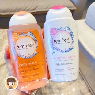 3瓶特价 英国Femfresh芳芯女性私处护理液清洗液250ml