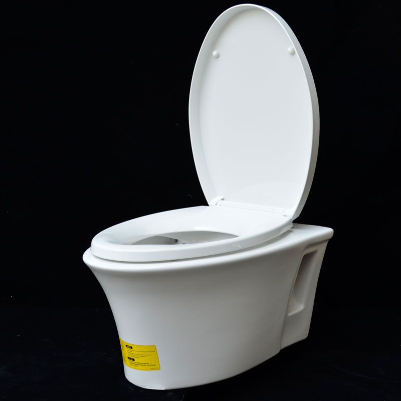 科勒墙排水缓降盖板坐便器