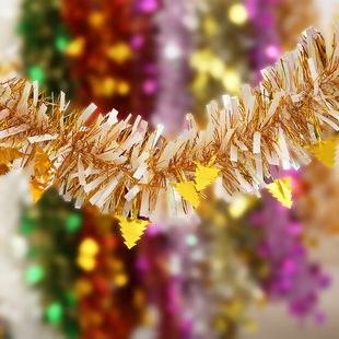 拉花毛条彩带挂饰圣诞节氛围装饰布置运动会活动场景会场装扮节日