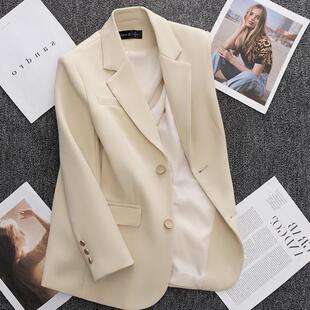 休闲西装外套女春秋2024新款韩版小个子设计感小众西服上衣高级感