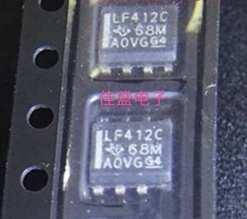 LF412C 丝印 LF412CDR  输入运放 贴片SOP8 全新可直拍