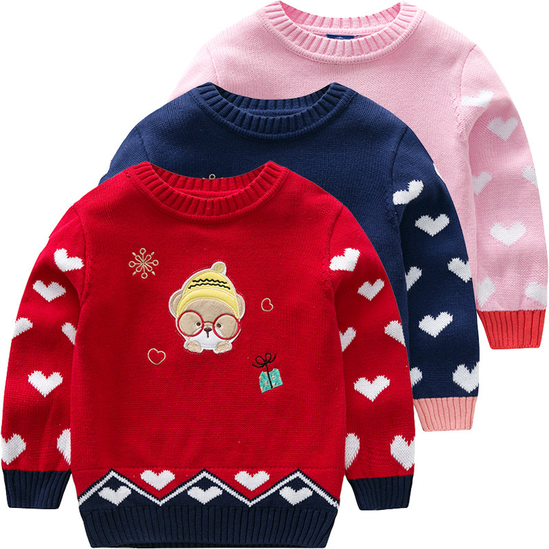 清仓童装时尚春秋新款女童毛衣宝宝针织衫儿童韩版套头保暖打底衫,童装/婴儿装/亲子装,毛衣/针织衫,淘宝优惠券,粉丝福利购,淘宝优惠卷