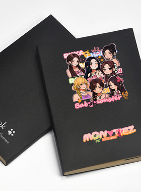 babymonster周边同人吧唧RAMI 宝怪粉丝应援礼物手账笔记本记事簿