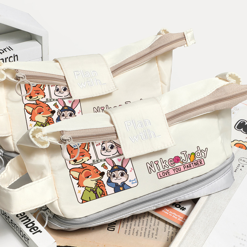 疯狂动物城动漫周边大容量笔袋