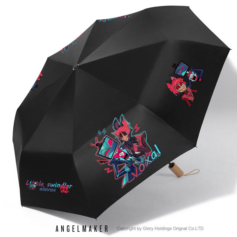 地狱客栈电鹿周边晴雨两用伞