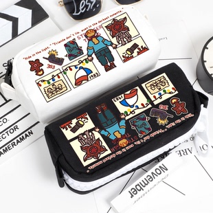 美剧 怪奇物语周边 StrangerThings 礼物小卡 大容量笔袋 文具盒