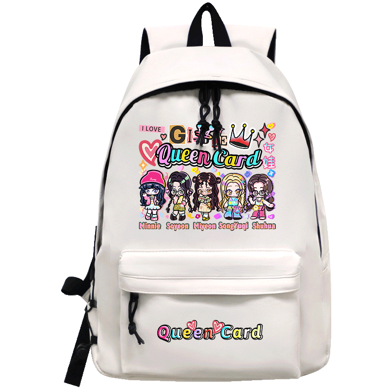 GIDLEQUEENCARD双肩包书包