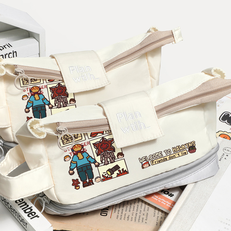 怪奇物语StrangerThings周边 美剧 小卡 粉丝礼物 学生笔袋文具袋