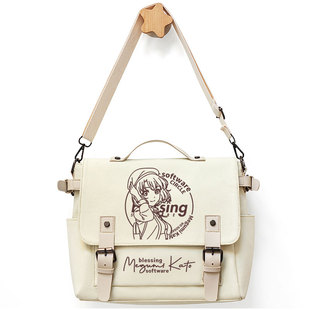 路人女主的养成方法周边加藤惠同人动漫学生帆布手提包单肩斜挎包